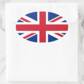 ユニオン国旗 楕円形シール (バッグ)