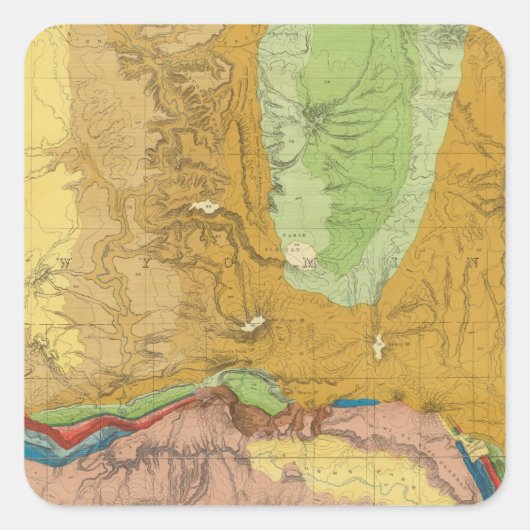 ユニオン太平洋鉄道道路からのグリーンリバー スクエアシール (正面)