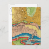 ユニオン太平洋鉄道道路からのグリーンリバー ポストカード (正面/裏面)