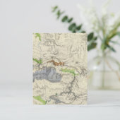 ユニオン太平洋鉄道道路地図からグリーンリバー ポストカード (スタンド正面)