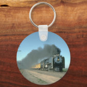 ユニオン太平洋No. 8444パワー_蒸気列車 キーホルダー (正面)