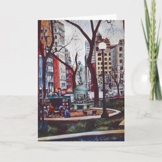 ユニオン広場の色のグリーティングカードの匂い カード (正面)