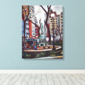 ユニオン広場の色の匂い キャンバスプリント (インサイチュ (ウッドフロア))