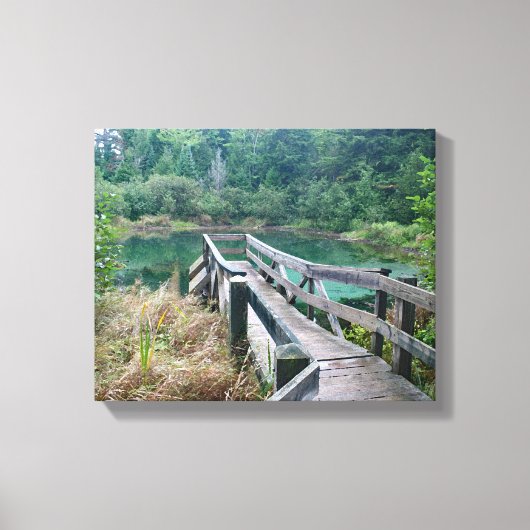 ユニオン春 – 山林ワイルド キャンバスプリント (正面)