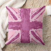 ユニオン色彩の鮮やかジャック・アート・プラム クッション (ブランケット)