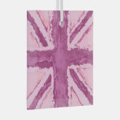 ユニオン色彩の鮮やかジャックUKアートプラムby Heva Weva ガラスオーナメント (正面右)