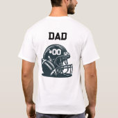 ユニオン郡のカスタマイズ可能なサッカーシャツ Tシャツ (裏面)