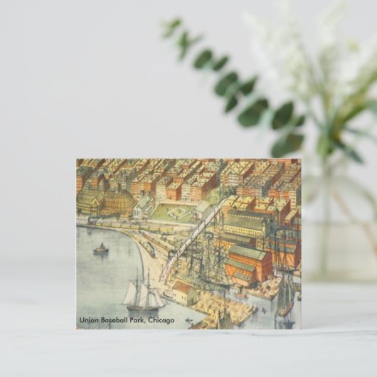 ユニオン野球パークファーストホームオブザ ポストカード (スタンド正面)