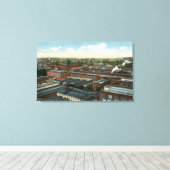 ユニオン金属カートリッジCo Bldgs キャンバスプリント (インサイチュ (ウッドフロア))