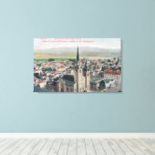 ユニオン銀行からのメリット湖の表示 キャンバスプリント (インサイチュ (ウッドフロア))