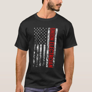 ユニオン電気技師フード付きスウェットシャツとヴィンテージアメリカンF Tシャツ