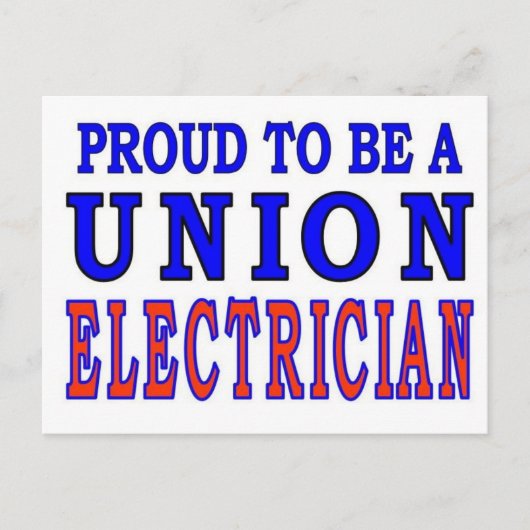 ユニオン電気技師 ポストカード (正面)