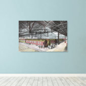 ユニオン駅で車庫 キャンバスプリント (インサイチュ (ウッドフロア))