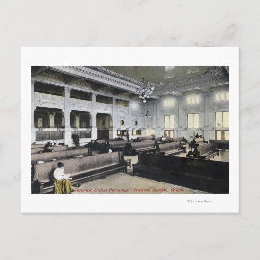 ユニオン駅のインテリアビュー ポストカード (正面)
