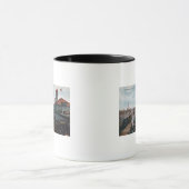 ユニオン駅鉄道の表示 マグカップ (中央)