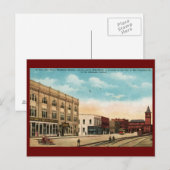 ユニオン駅、エルパソ、TX 1916ヴィンテージ ポストカード (正面/裏面)
