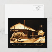 ユニオン駅 – ミシシッピ州ブルックヘブン ポストカード (正面/裏面)