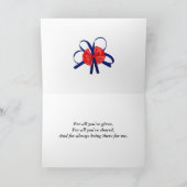 ユニオン・ジャック付きの父の日のカード カード (内部)