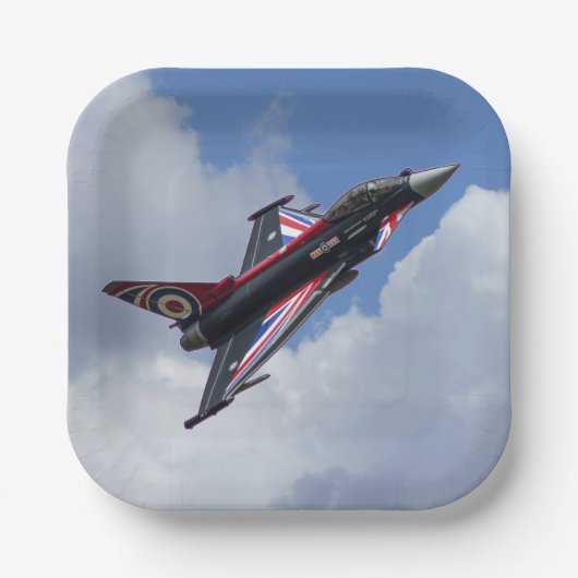 ユニオン・ジャック台風 ペーパープレート (正面)