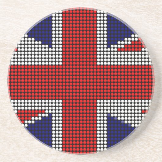 ユニオン・ジャック国旗のイギリス国旗 コースター (正面)