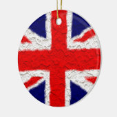 ユニオン・ジャック国旗の国 セラミックオーナメント (左)