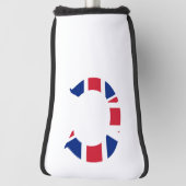 ユニオン・ジャック国旗のCモノグラム ゴルフヘッドカバー (回転90)