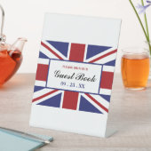 ユニオン・ジャック結婚国旗 台座サイン (インサイチュ)