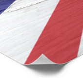 ユニオン・ジャック絵を描風化 ポスター (角)