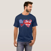 ユニオン・ジャック/アメリカ Tシャツ (正面フル)