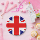 ユニオン・ジャック – イギリス国旗 ペーパープレート (パーティー)