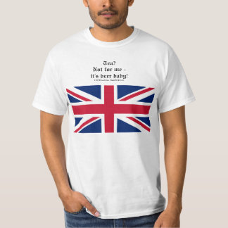 ユニオン・ジャック(イギリス)ティーとTシャツ?私には….. Tシャツ