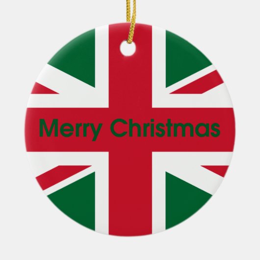 ユニオン・ジャック セラミックオーナメント (正面)