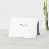 ユニオン・ジャック、パレードおめでとう カード (裏面)