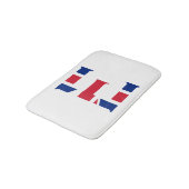 ユニオン・ジャック・フラッグbmcntにオーバーレイされたEモノグラム バスマット (アングル)