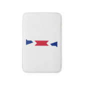 ユニオン・ジャック・フラッグbmcntにオーバーレイIモノグラム バスマット (正面縦)