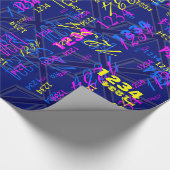 ユニオン・ジャック・ブリティッシュ・フラッグのブルース ラッピングペーパー (角)