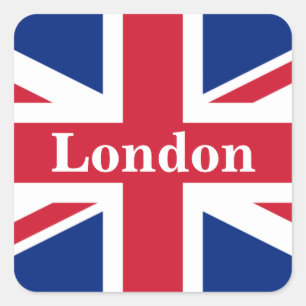ユニオン・ジャック・ロンドン～英国クラシック旗ラウンドSTI スクエアシール