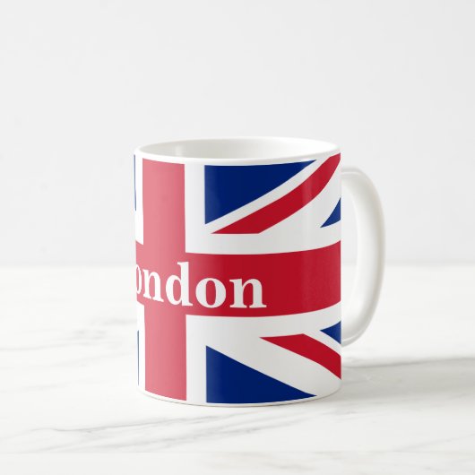 ユニオン・ジャック・ロンドン~英国旗 コーヒーマグカップ (正面右)
