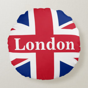 ユニオン・ジャック・ロンドン～英国旗 ラウンドクッション