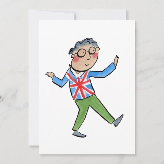 ユニオン・ジャック 招待状 (正面)