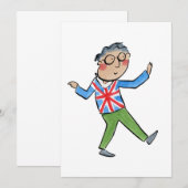 ユニオン・ジャック 招待状 (正面/裏面)