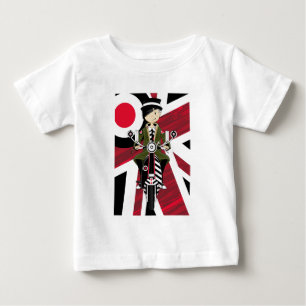 ユニオン・ジャッモダンク・ガール・オン・スクーター ベビーTシャツ