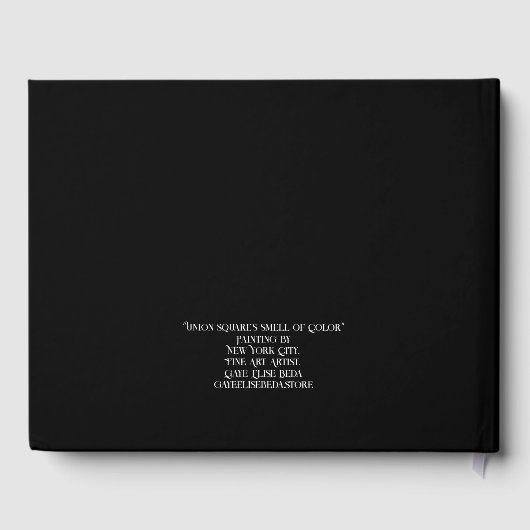 ユニオン・スクエアの色の匂い ゲストブック (裏面)