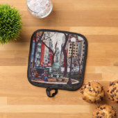 ユニオン・スクエアの色の匂い 鍋敷き (トップダウン)