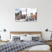 ユニオン・スクエア通りに沿った遺跡 キャンバスプリント (インサイチュ (寝室))