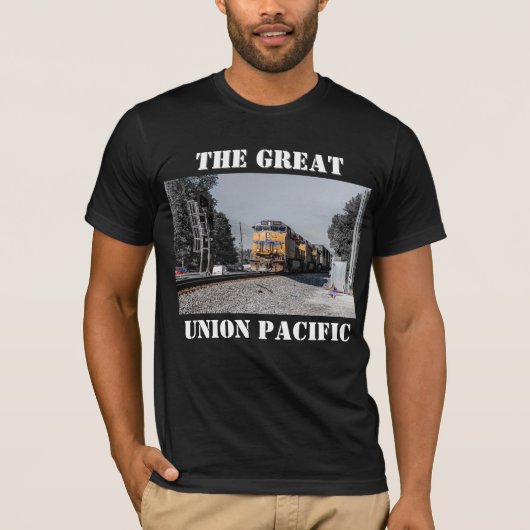 ユニオン・パシフィック鉄道と信号Tシャツ Tシャツ (正面)