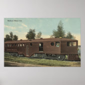 ユニオン・パシフィック鉄道McKeenモーターカーのビュー ポスター (正面)