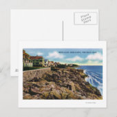 ユニオン・ブラフス・ロックス&サーフの眺め ポストカード (正面/裏面)