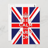 ユニオン・保ジャック運国旗オン ポストカード (正面/裏面)