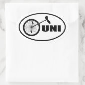 ユニオーバルステッカー 楕円形シール (バッグ)